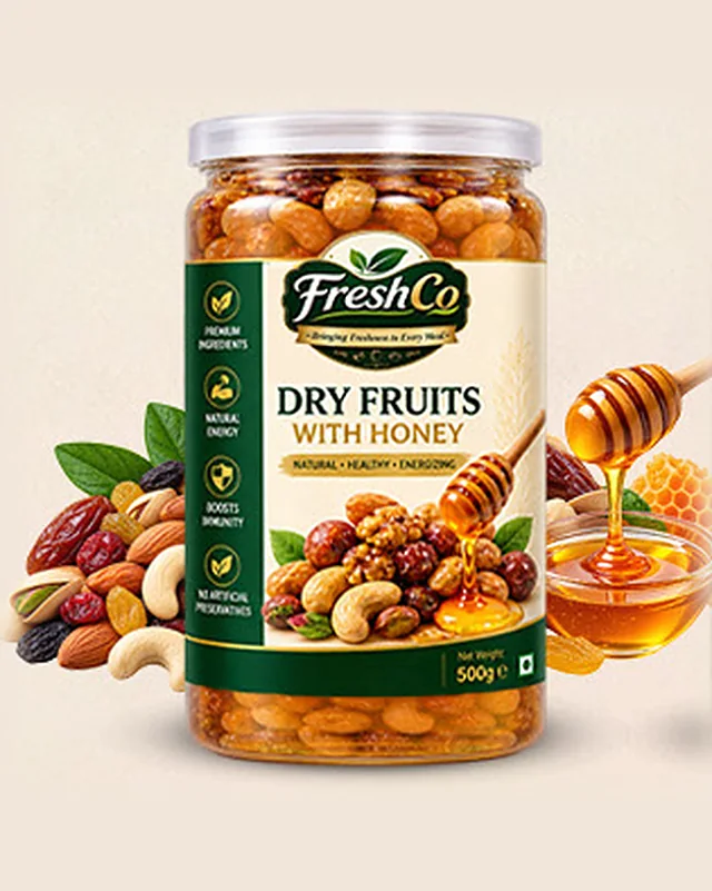 FreshCo Dry Fruits with Honey 500g — PET Jar