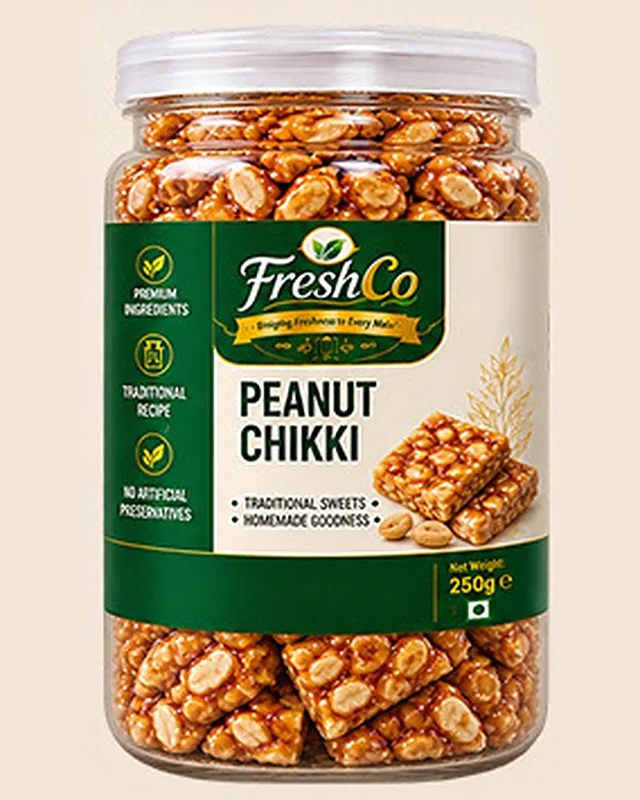 FreshCo Peanut Chikki 400g — PET Jar